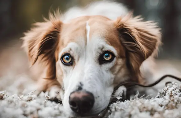 Dilatação das pupilas em cães